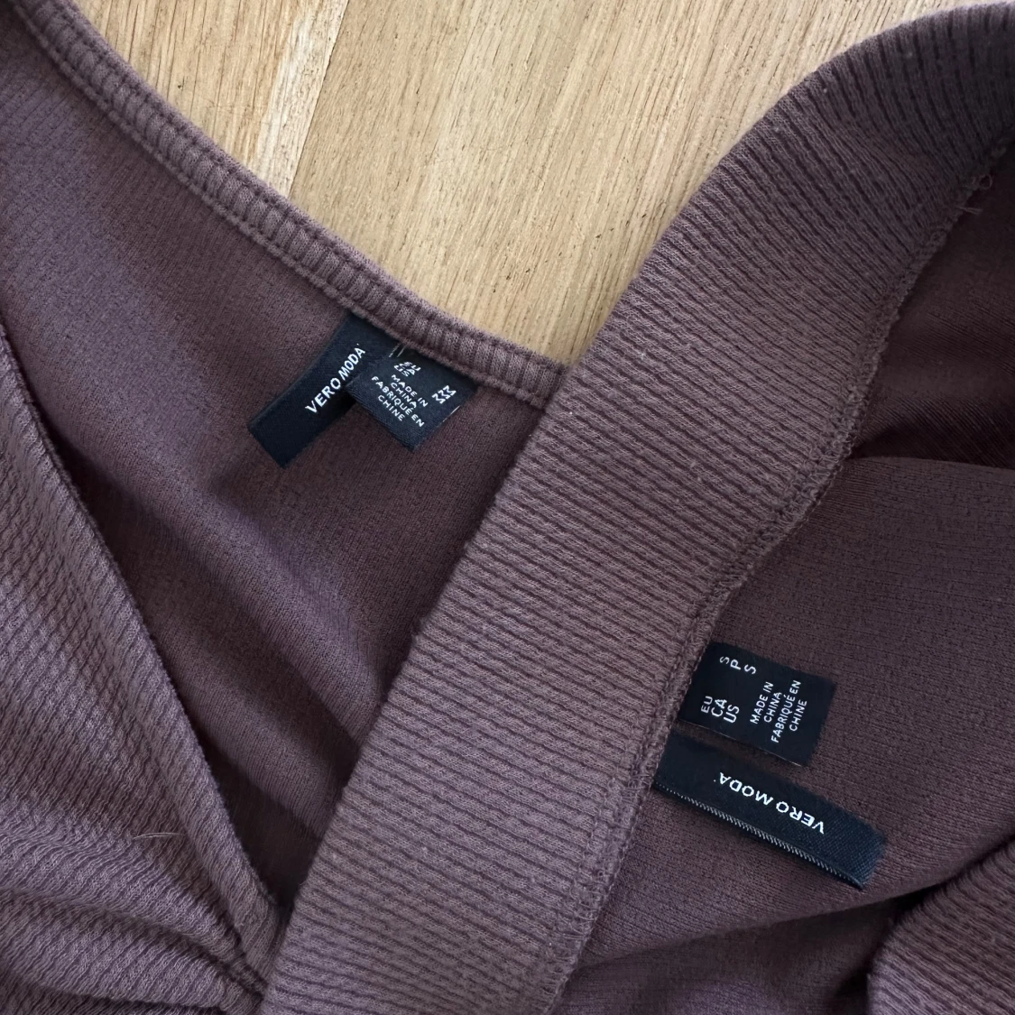 Brunt ribbat co-ord set, Vero Moda - 1