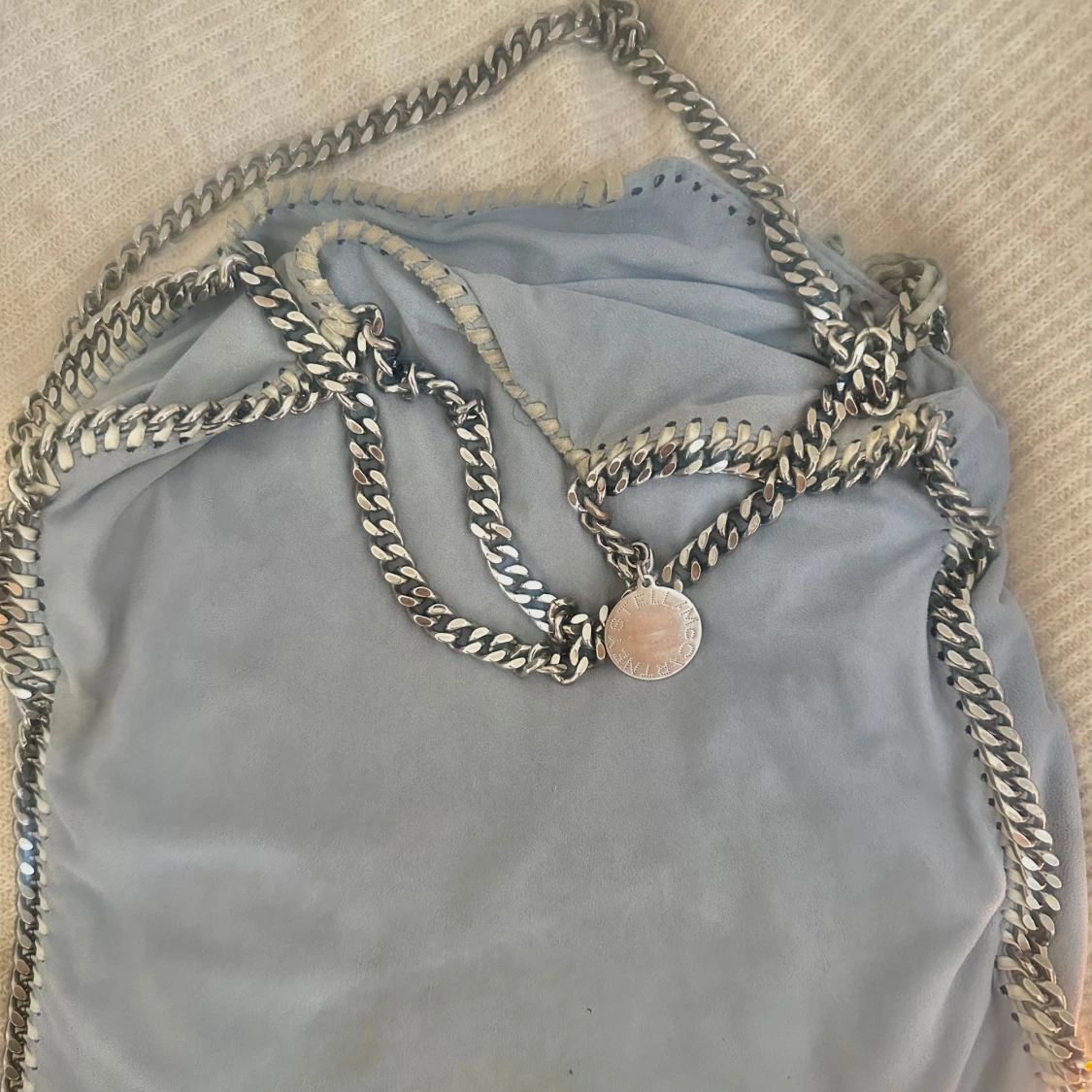 Ljusblå/grå Stella McCartney väska - 1