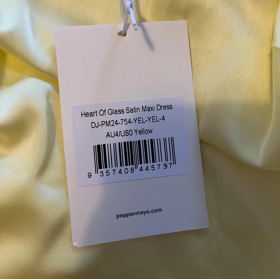 Gul maxiklänning från Peppermayo - 4