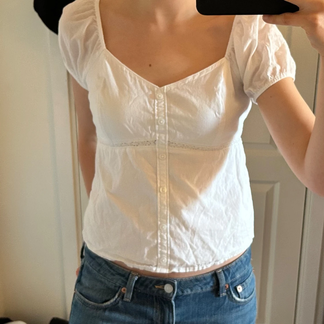 Vit blus från Hollister - 3