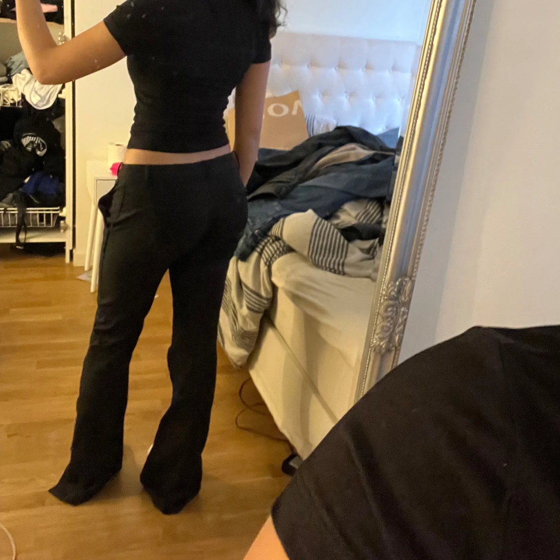 Svarta kostymbyxor - 3