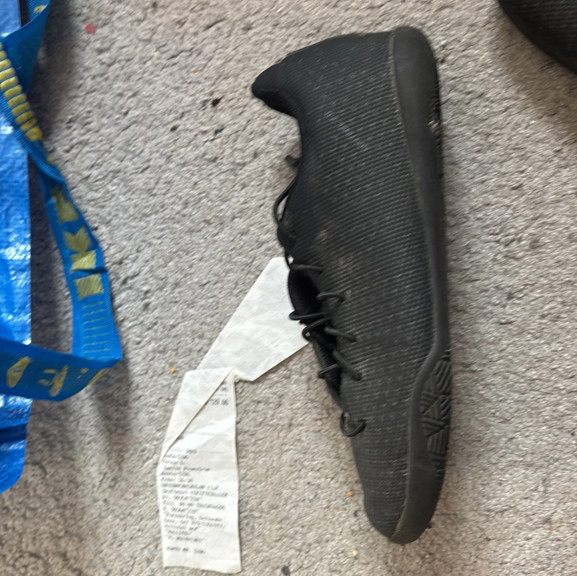 Svarta sneakers med snörning - 1