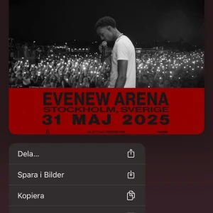 Vit t-shirt  - Asme biljett!! Först till kvarn ( originalbiljett ) (intresskoll) 