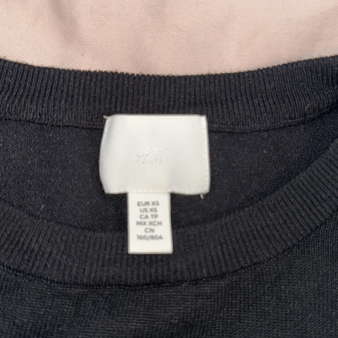 Svart stickad tröja från H&M - 2