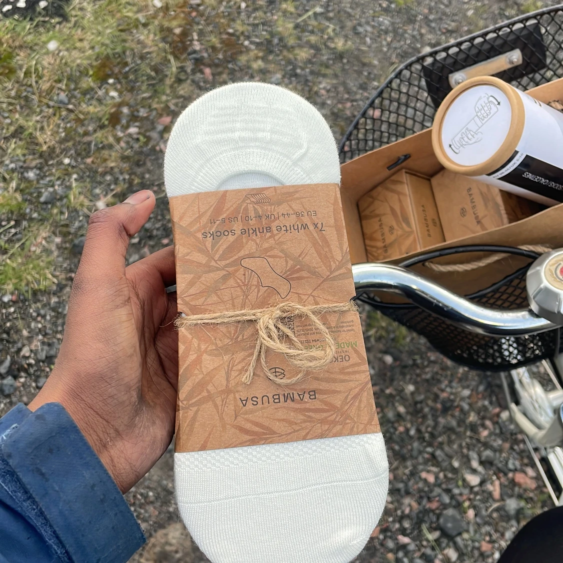 Svarta ankelstrumpor från Bambusa - 3