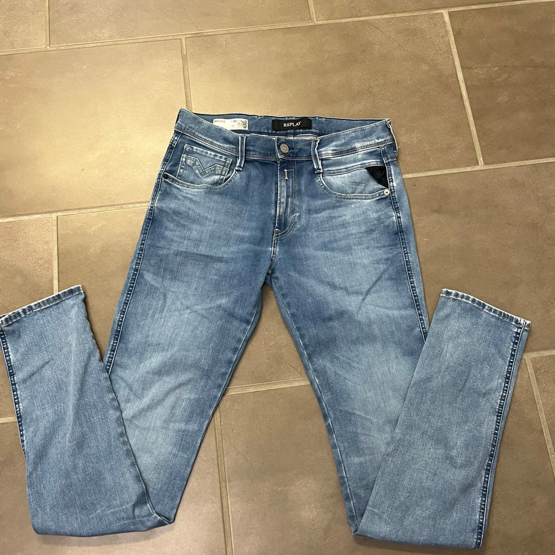 Replay Anbass ljusblå jeans