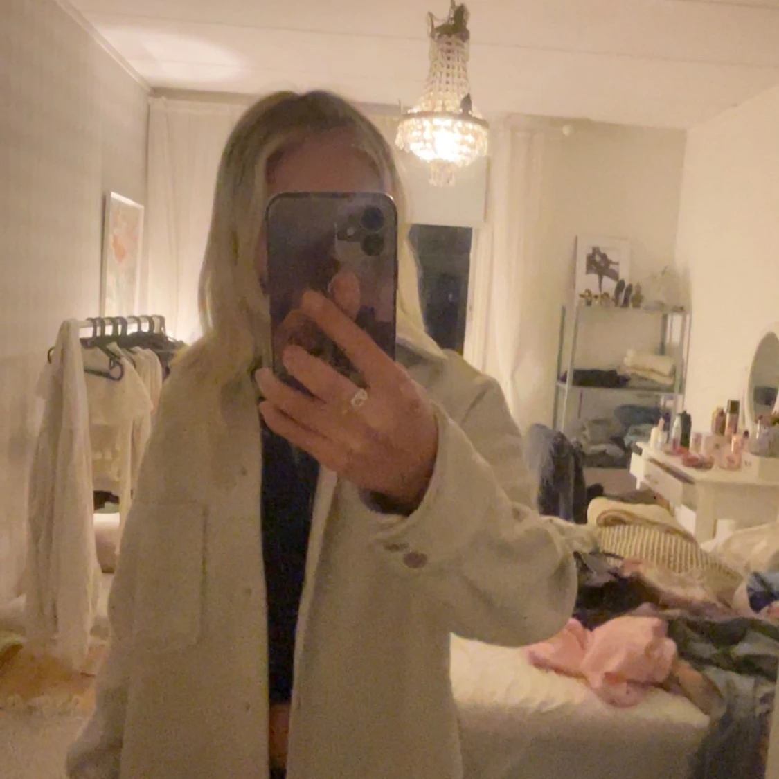 Beige oversized kappa från zara - 2