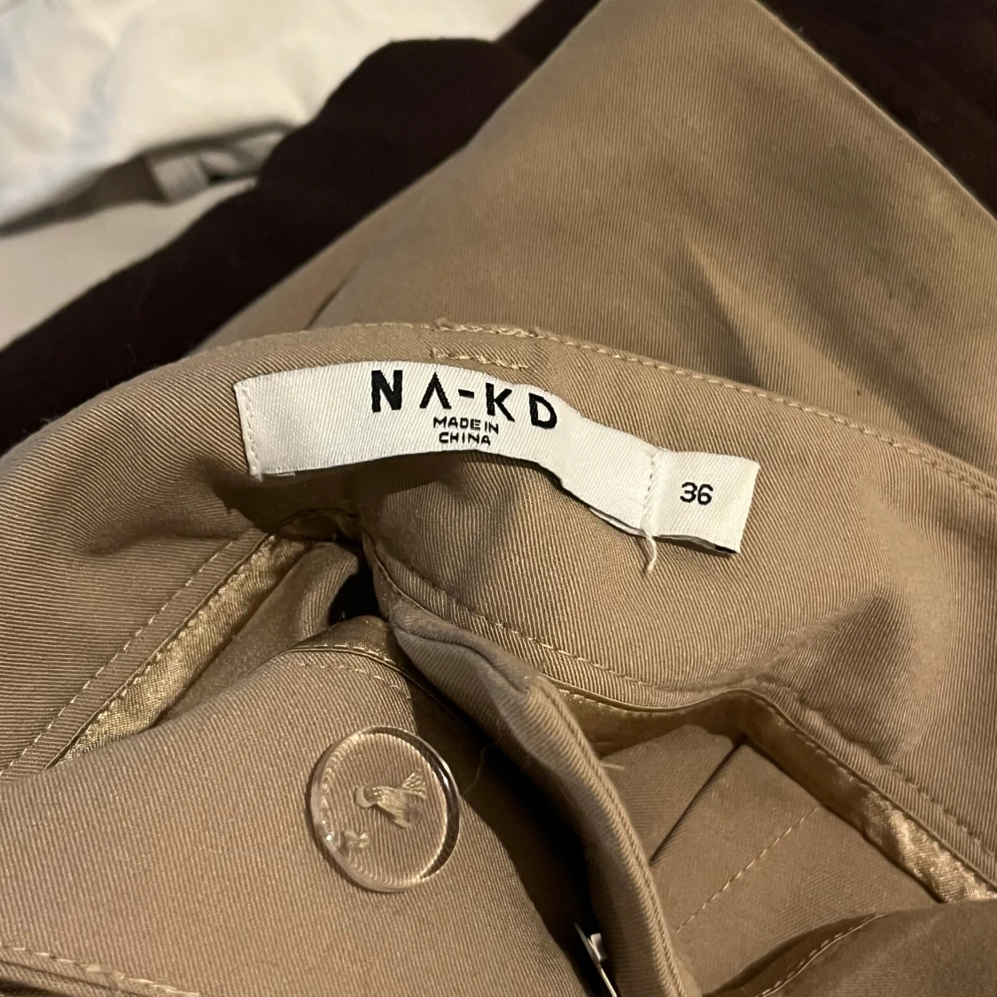 Beiga / bruna kostymbyxor  - 4