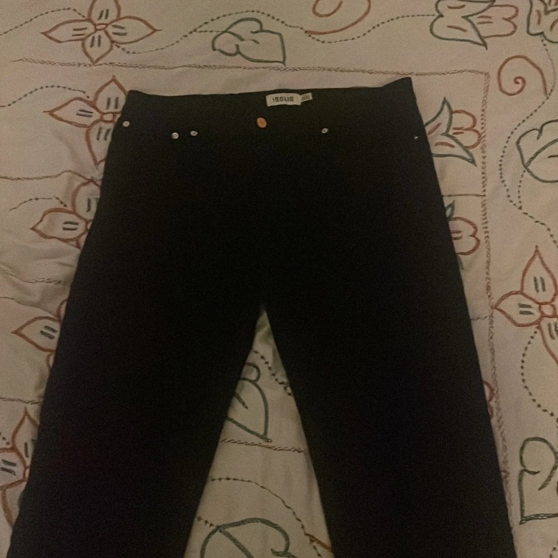 Svarta jeansbyxor från !Solid - 1