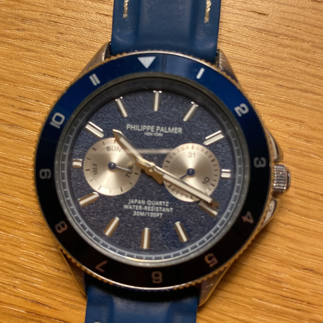 Blå Philippe Palmer klocka - 1