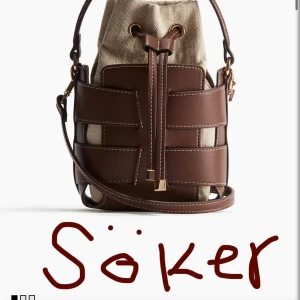 Brun bucket bag h&m - SÖKER DENNA I BRUN ELLER SVART, helst brun!! Skriv om ni säljer 