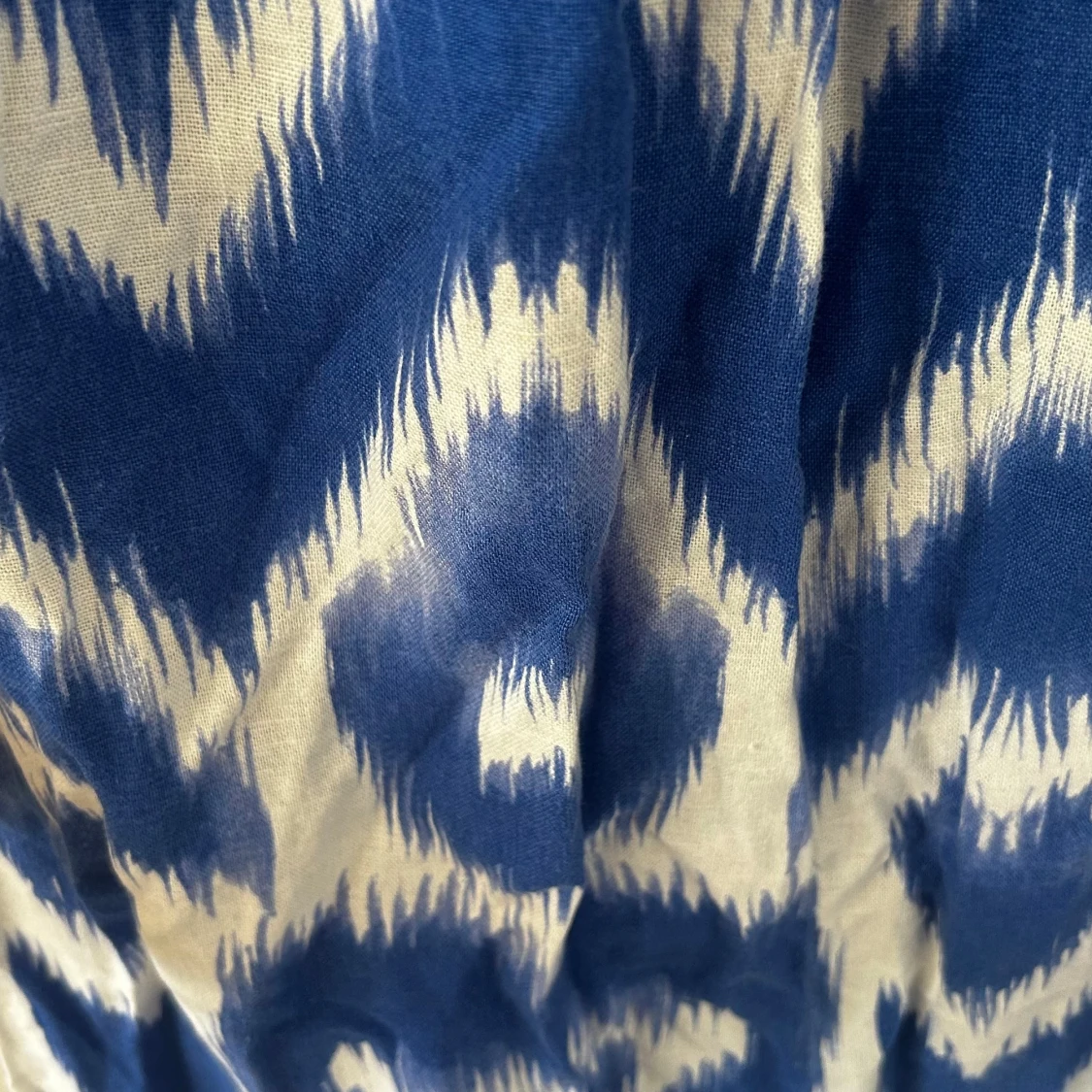 Blåvit långkjol från H&M i linneblandning - 3