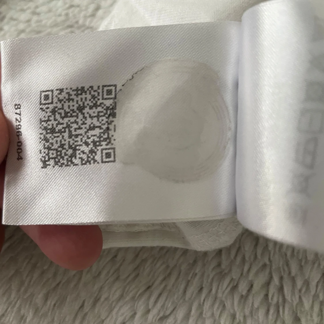 Vit Moncler t-shirt med rödblå detaljer - 3