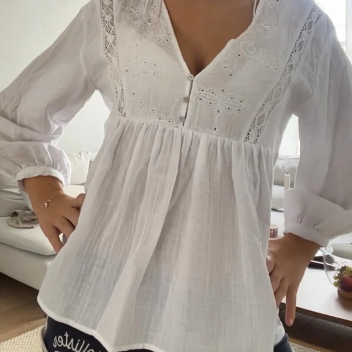 Vit blus från Zara - 2