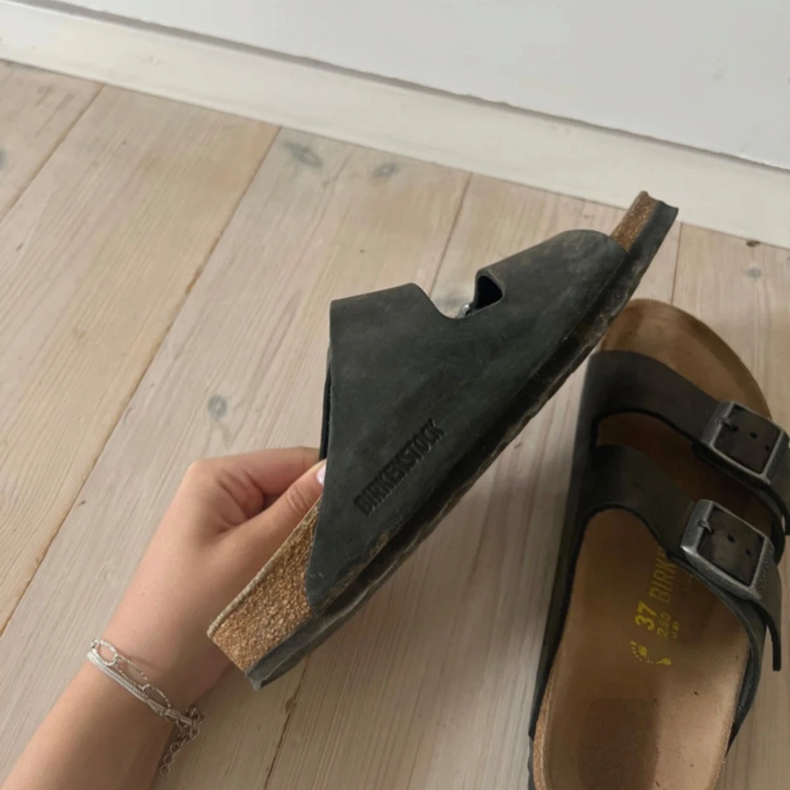 Svarta Birkenstock sandaler  - 2