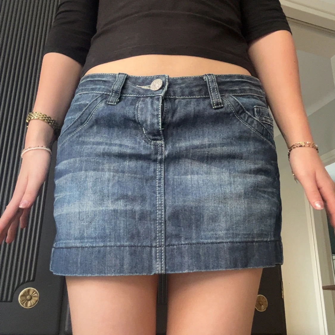 Supersöt blå jeanskjol från True2U!! - 1