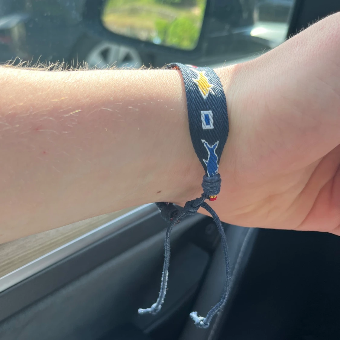 Marint armband med flaggor och knyt - 1