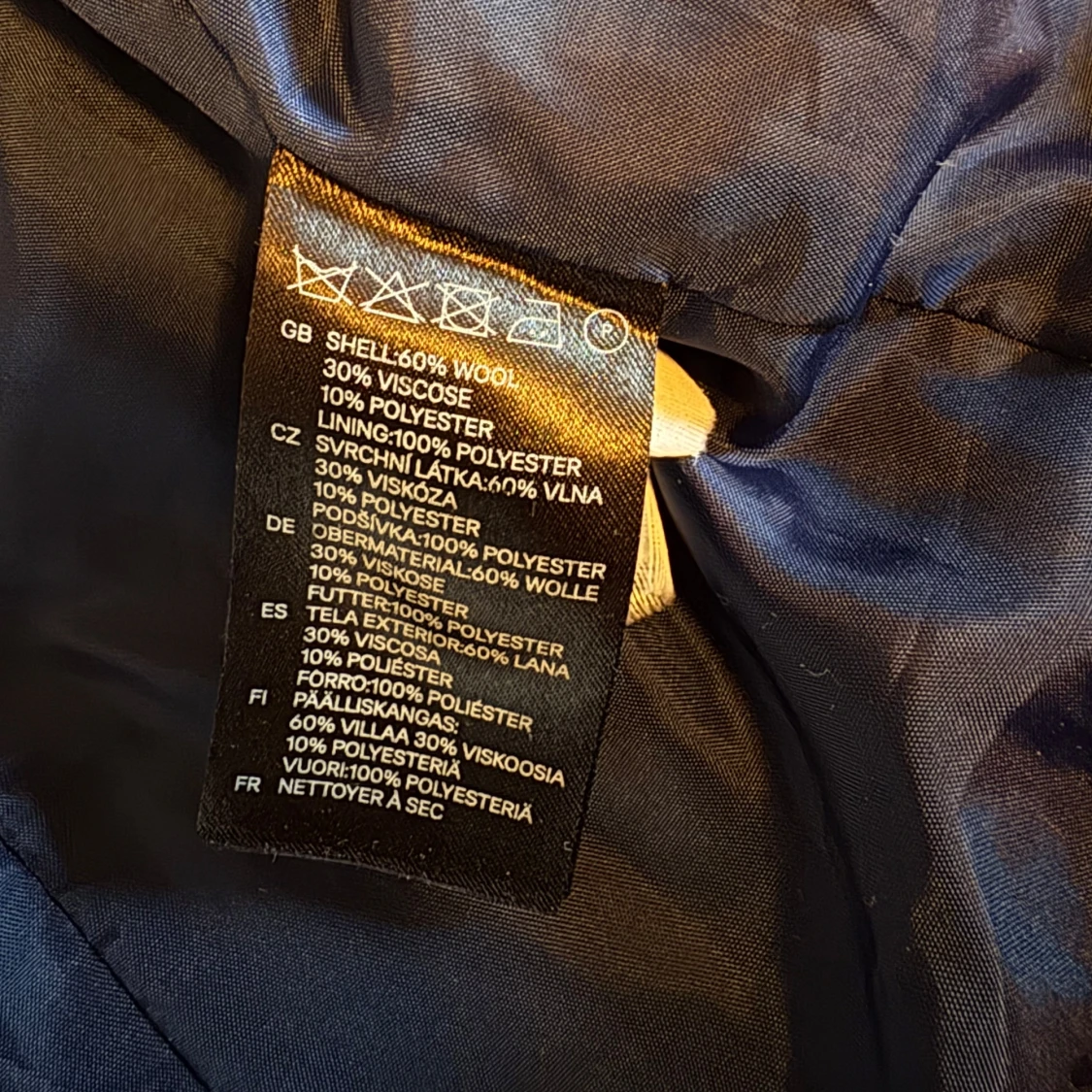 Mörkblå skepparkavaj - 3