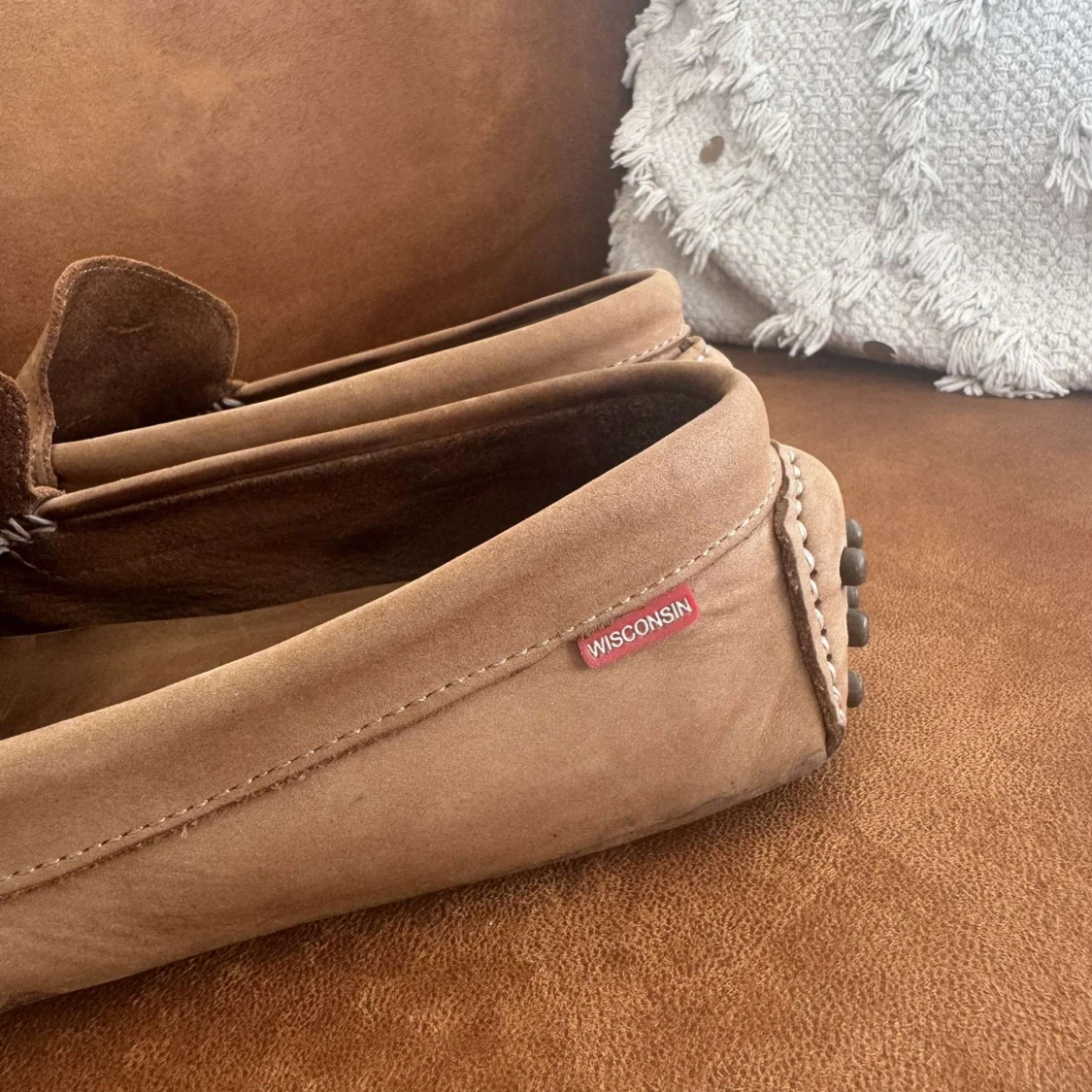 Beige mockaloafers från Wisconsin - 2