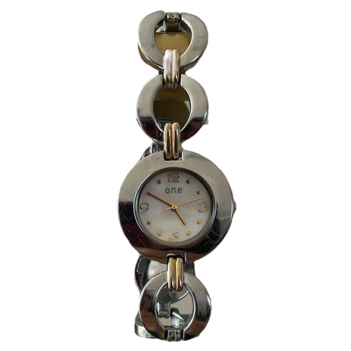 Silver - guld klocka från O.n.e