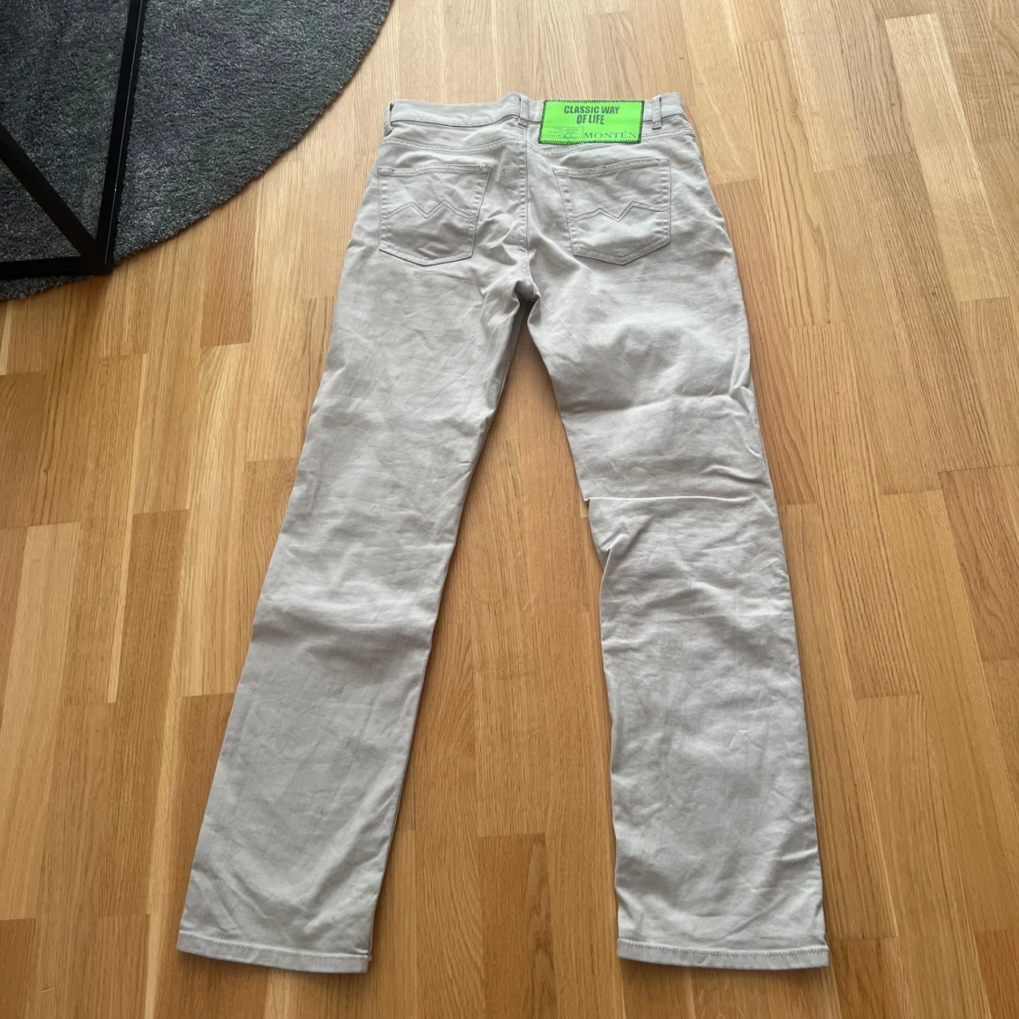 Beige jeans monten - 2