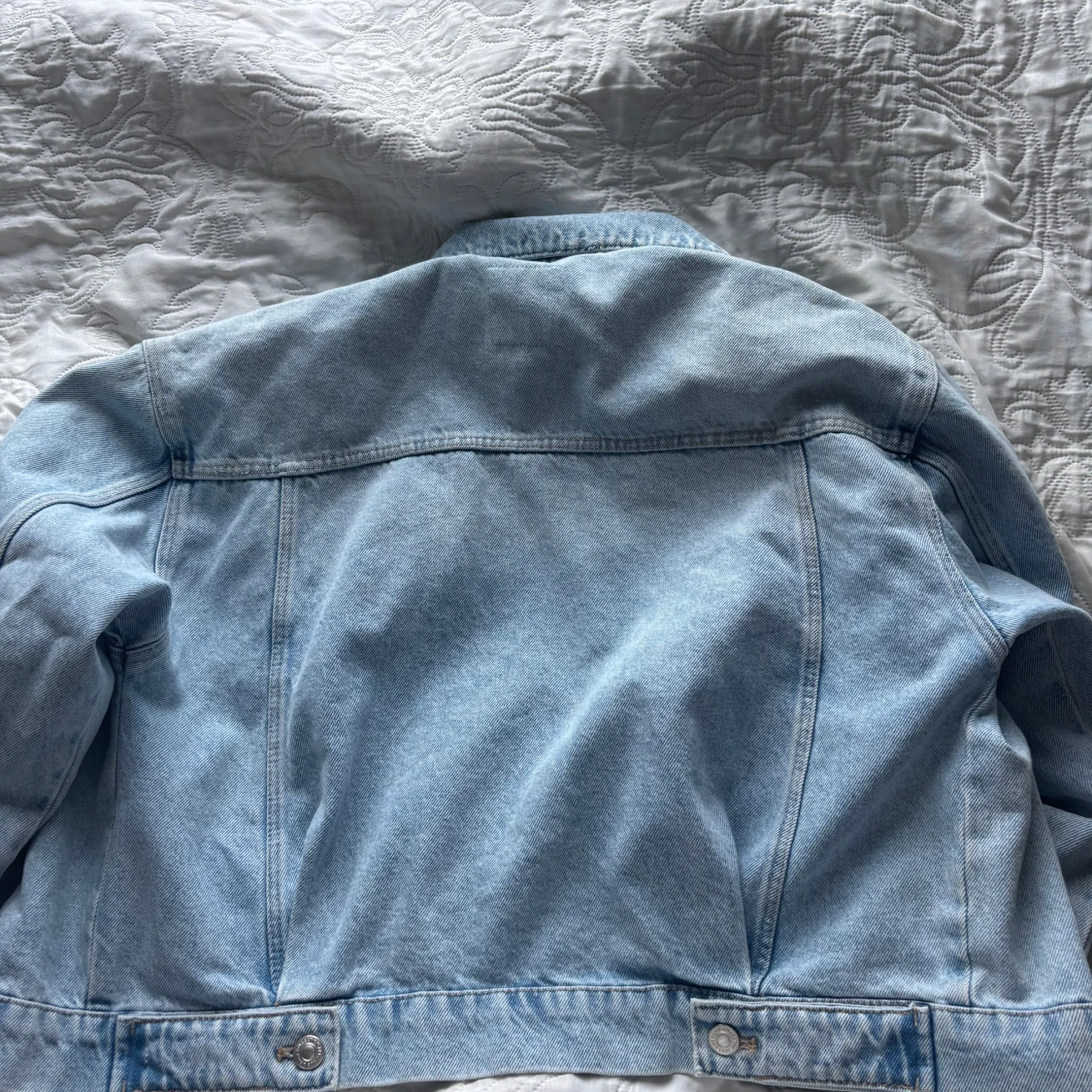 Ljusblå jeansjacka från Zara - 1