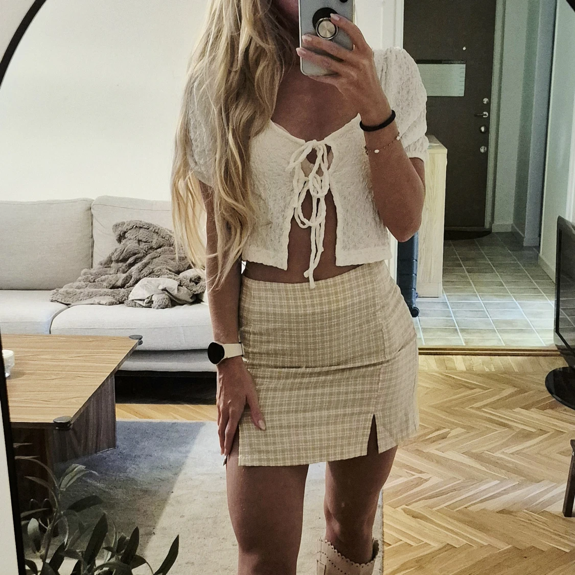 Knytband topp/blus från Monki - 1