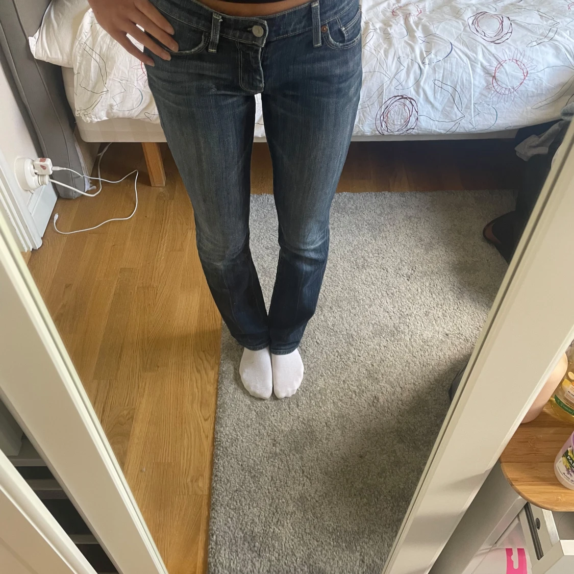 Lågmidjade jeans  - 1