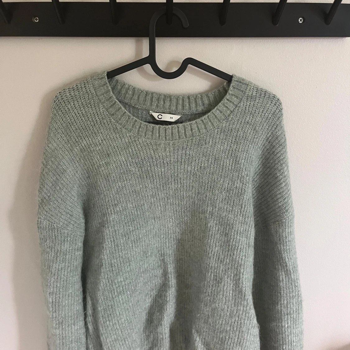 Grön stickad tröja 