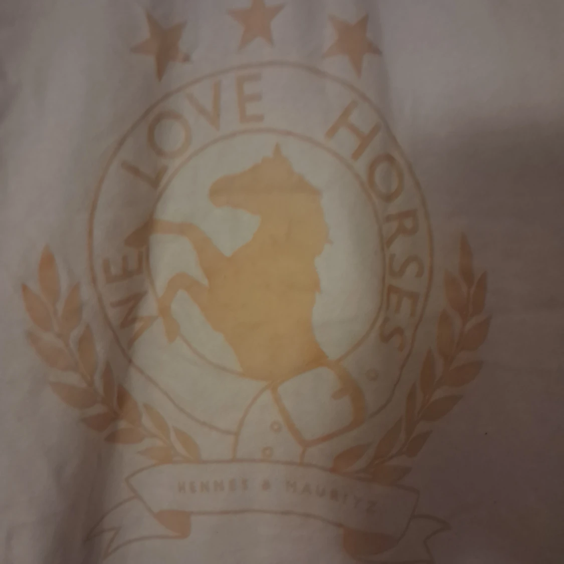 Vit sweatshirt H&M We Love Horses - 2