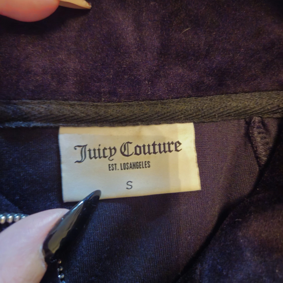 Juicy Couture svart velourjacka - 4