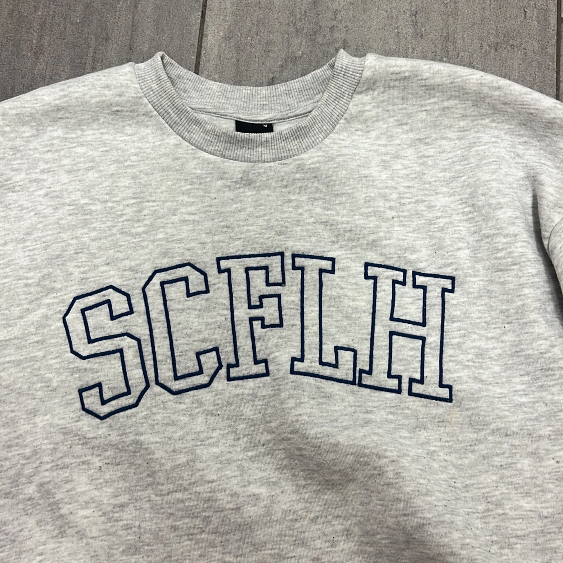 Grå sweatshirt SCFLH Gina Tricot M - 3