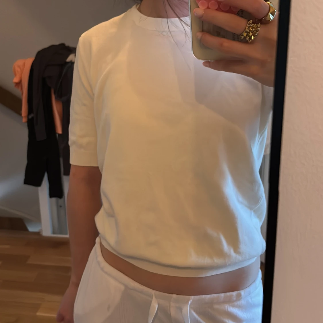 Vit kortärmad tröja från Zara - 2