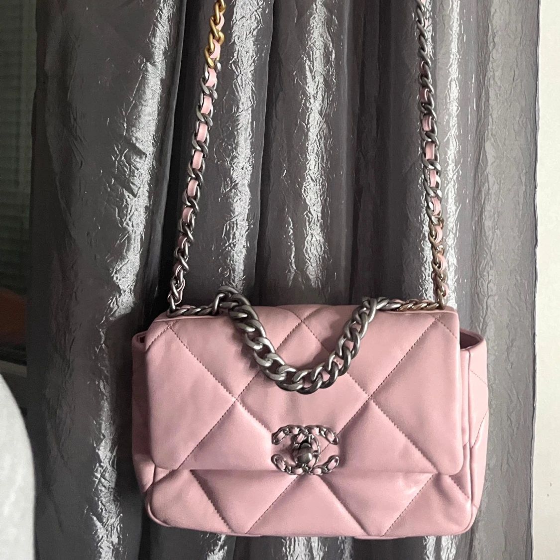 Lyxig rosa väska - 2