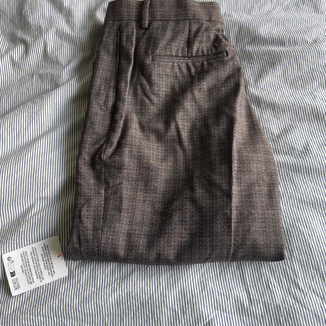 Bruna kostymbyxor från ASOS DESIGN - 1