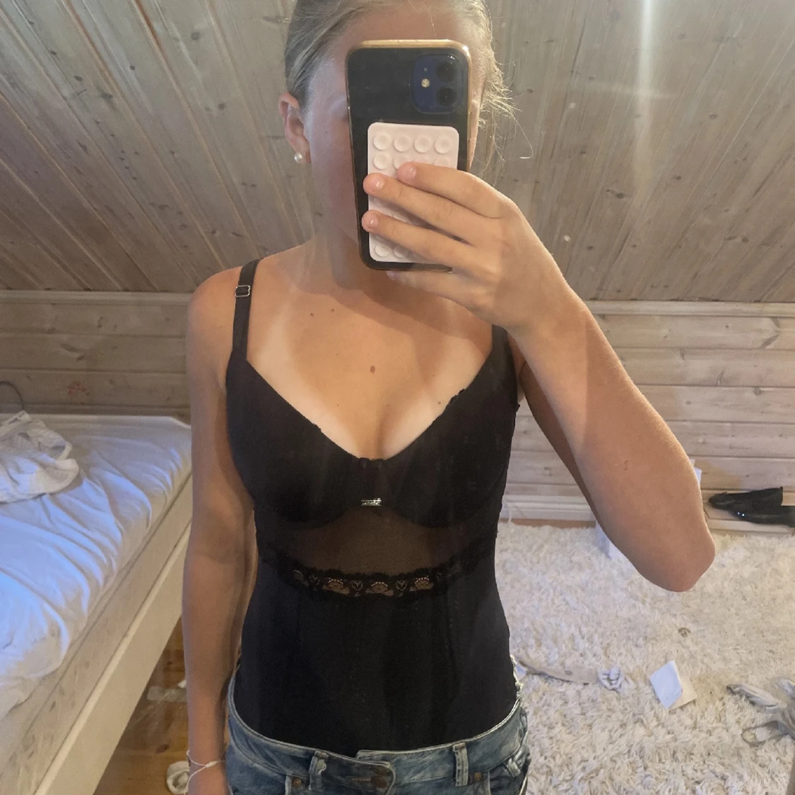 Svart korsettbody från Lella M 75C - 3