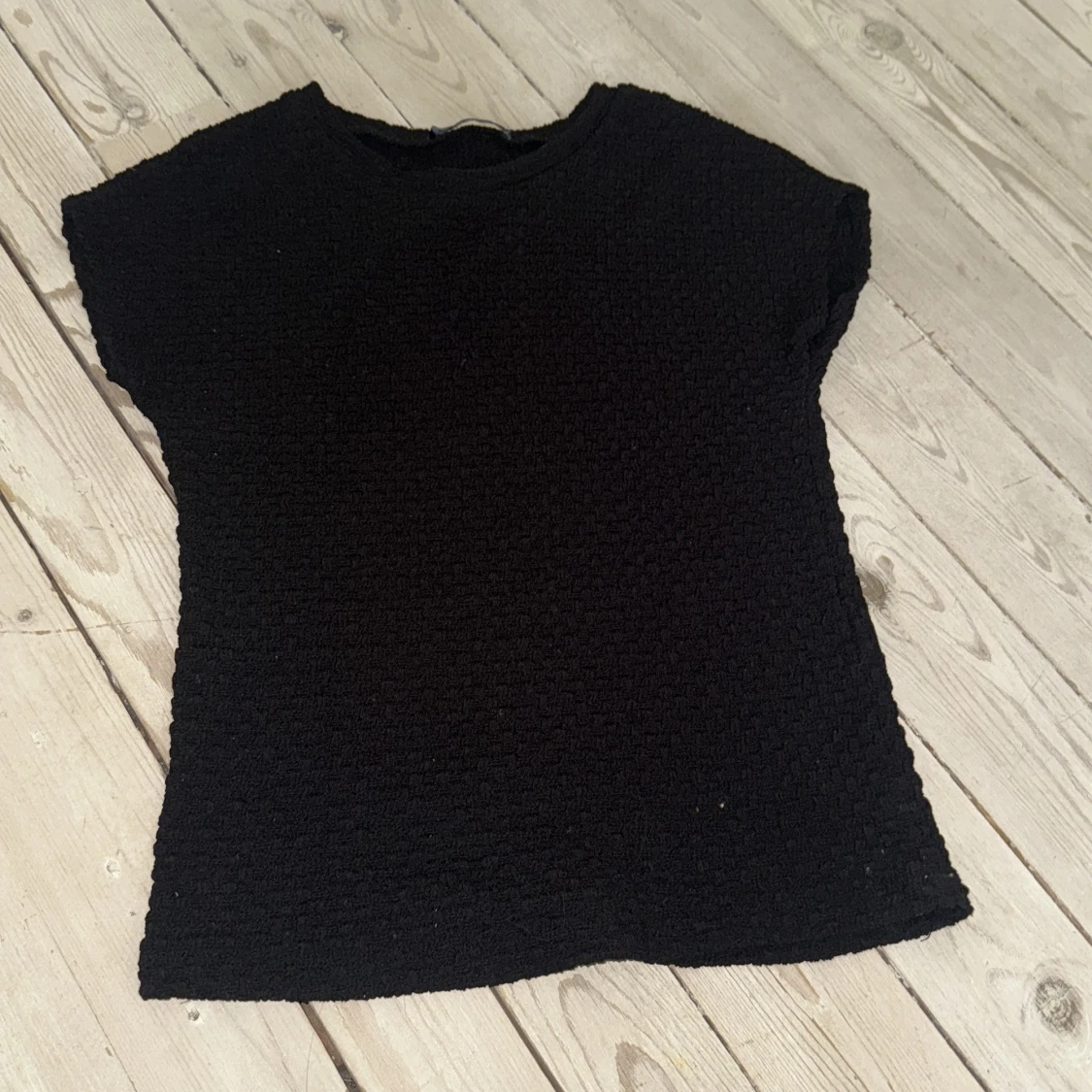 Svart stickad topp från Zara