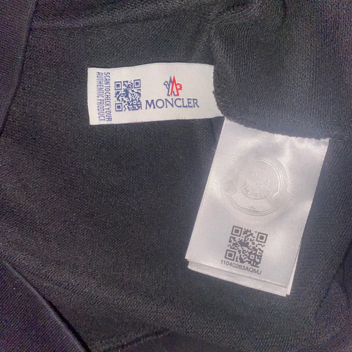 Svart Moncler sweatshirt  - 2