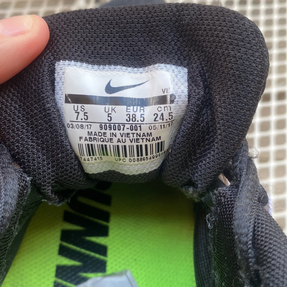 Nike Air Zoom Span 2 svart/vit sneakers - 2