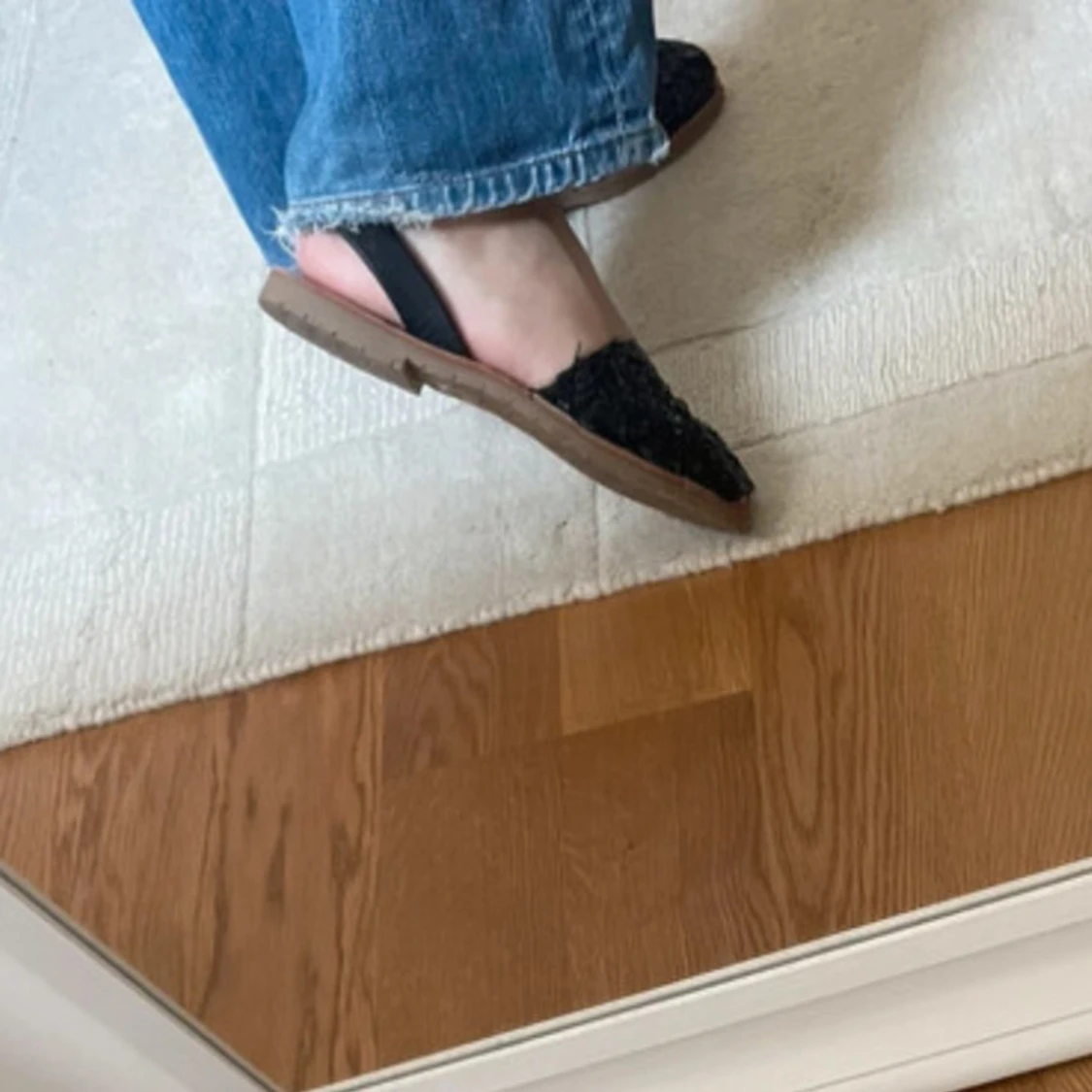 Svarta sandaler med paljetter från Frailera - 1