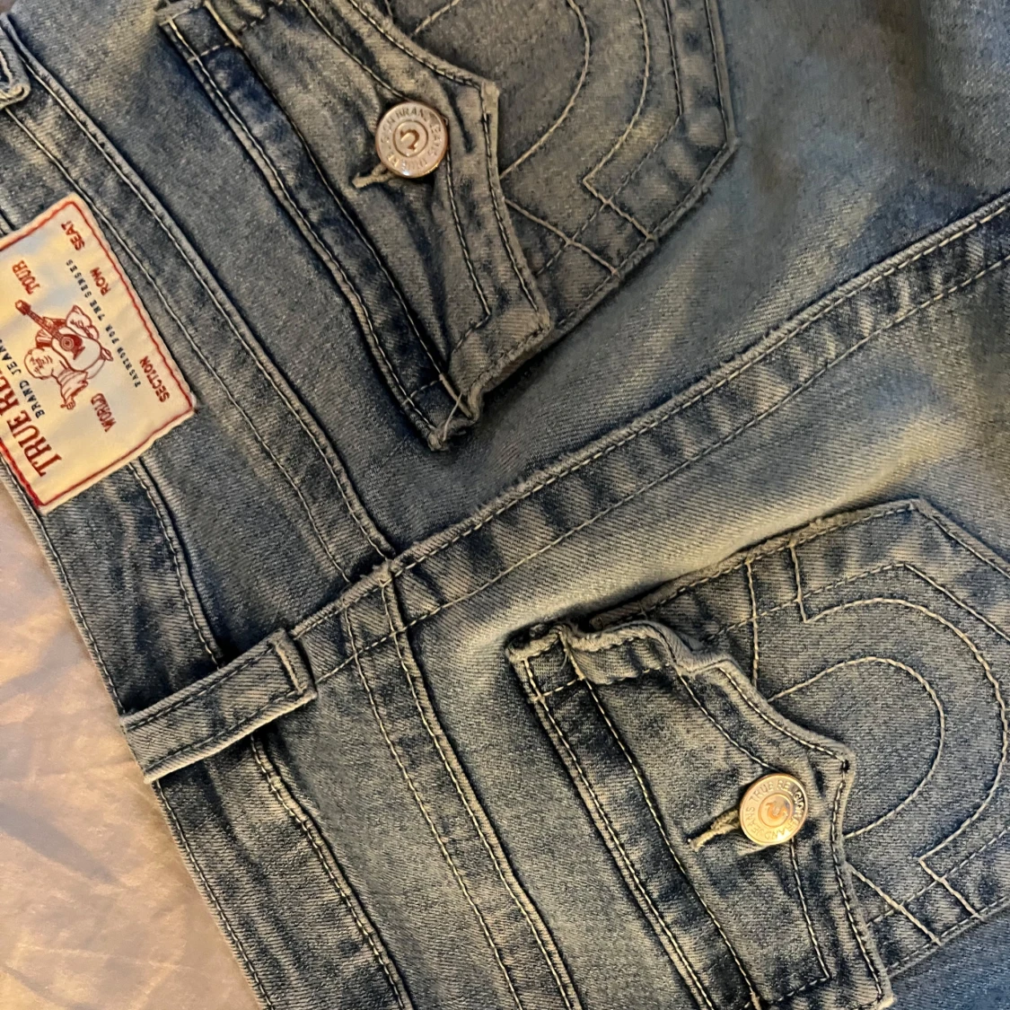 True Religion Becca Bootcut Jeans ljusblå - 3