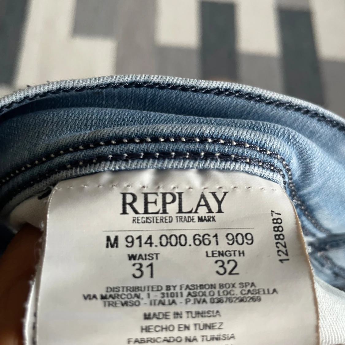 Replay Anbass ljusblå jeans - 4