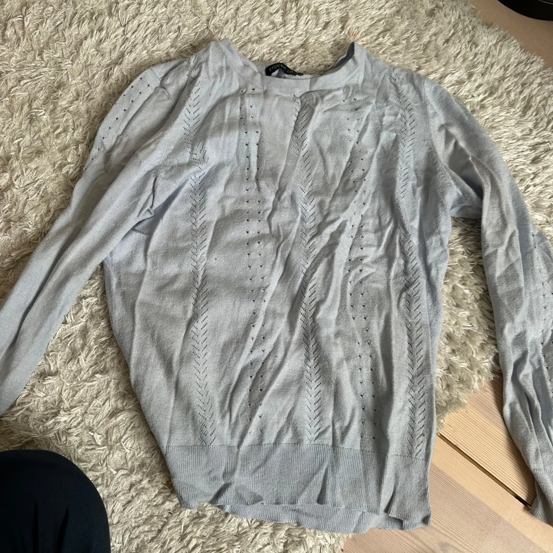 Stickad tröja i rosa och ljusblå från Stockh LM - 2