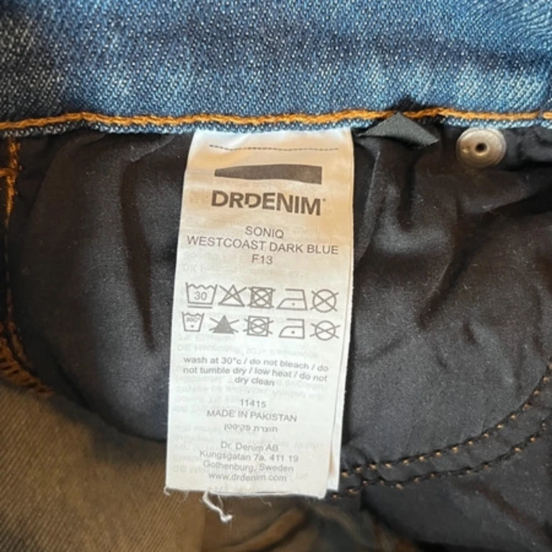 Dr Denim bootcut jeans i ljusblå denim - 2
