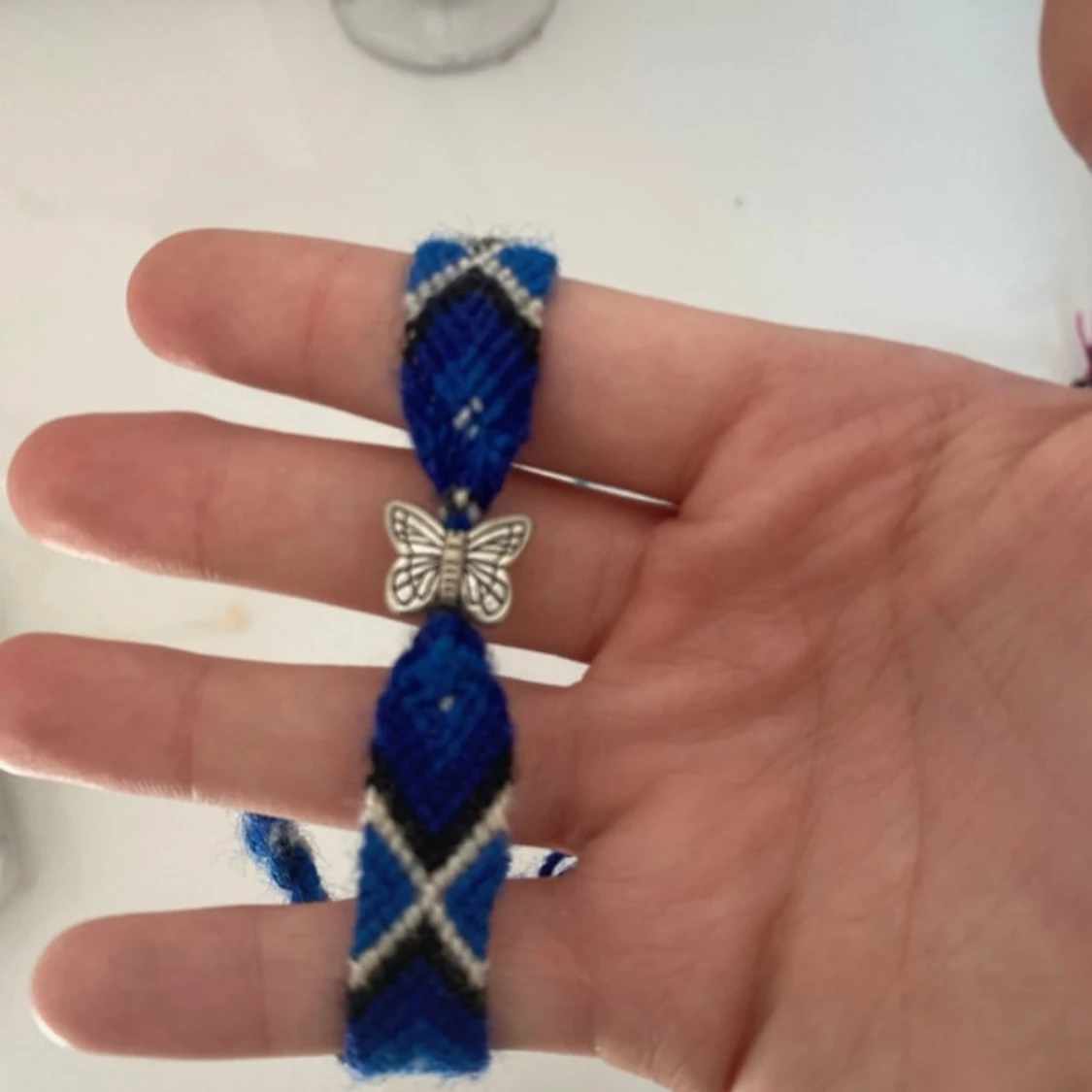 Färgglada vänskapsarmband i tyg - 4