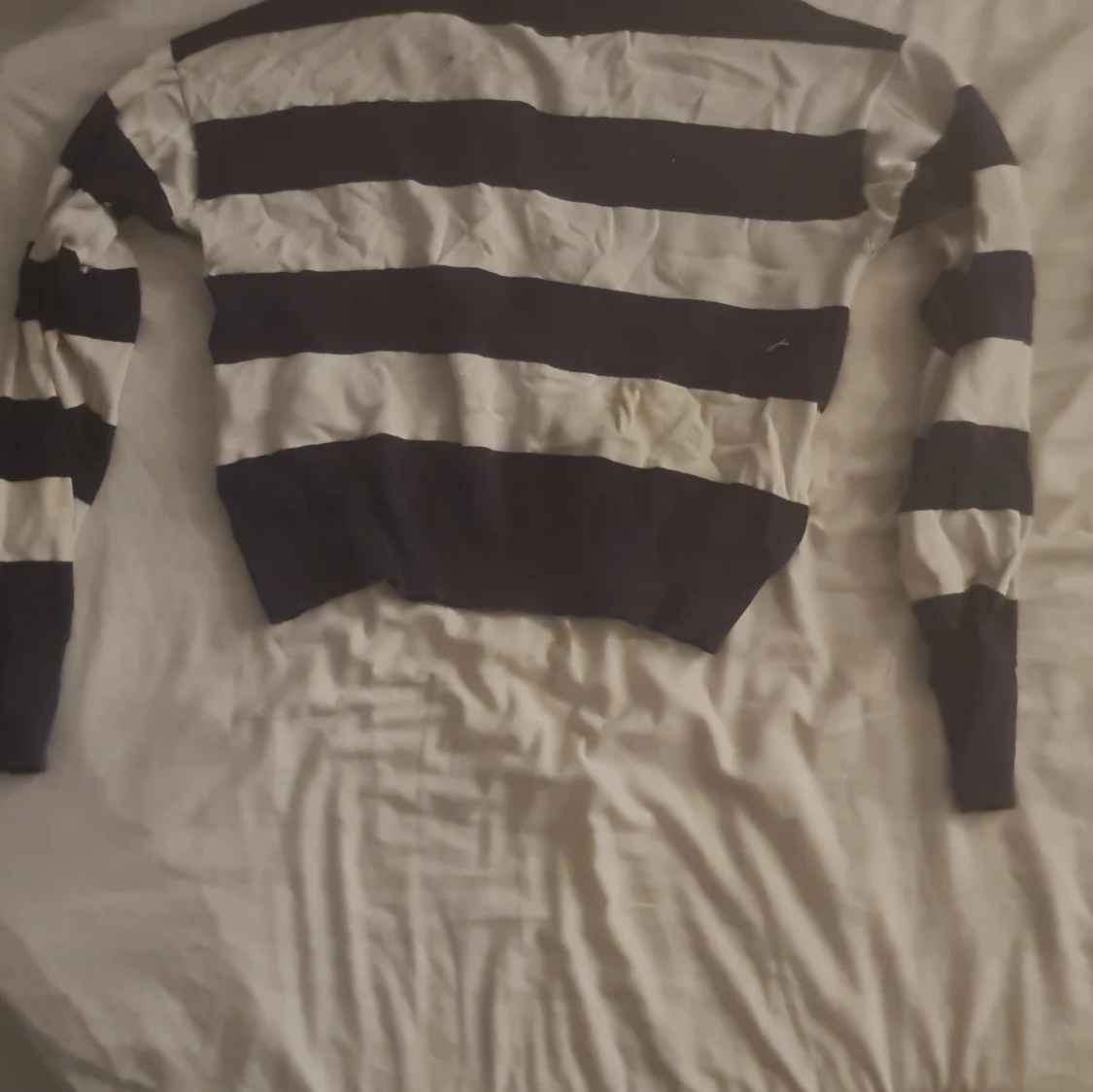 Randig tröja i blått och vitt - 1