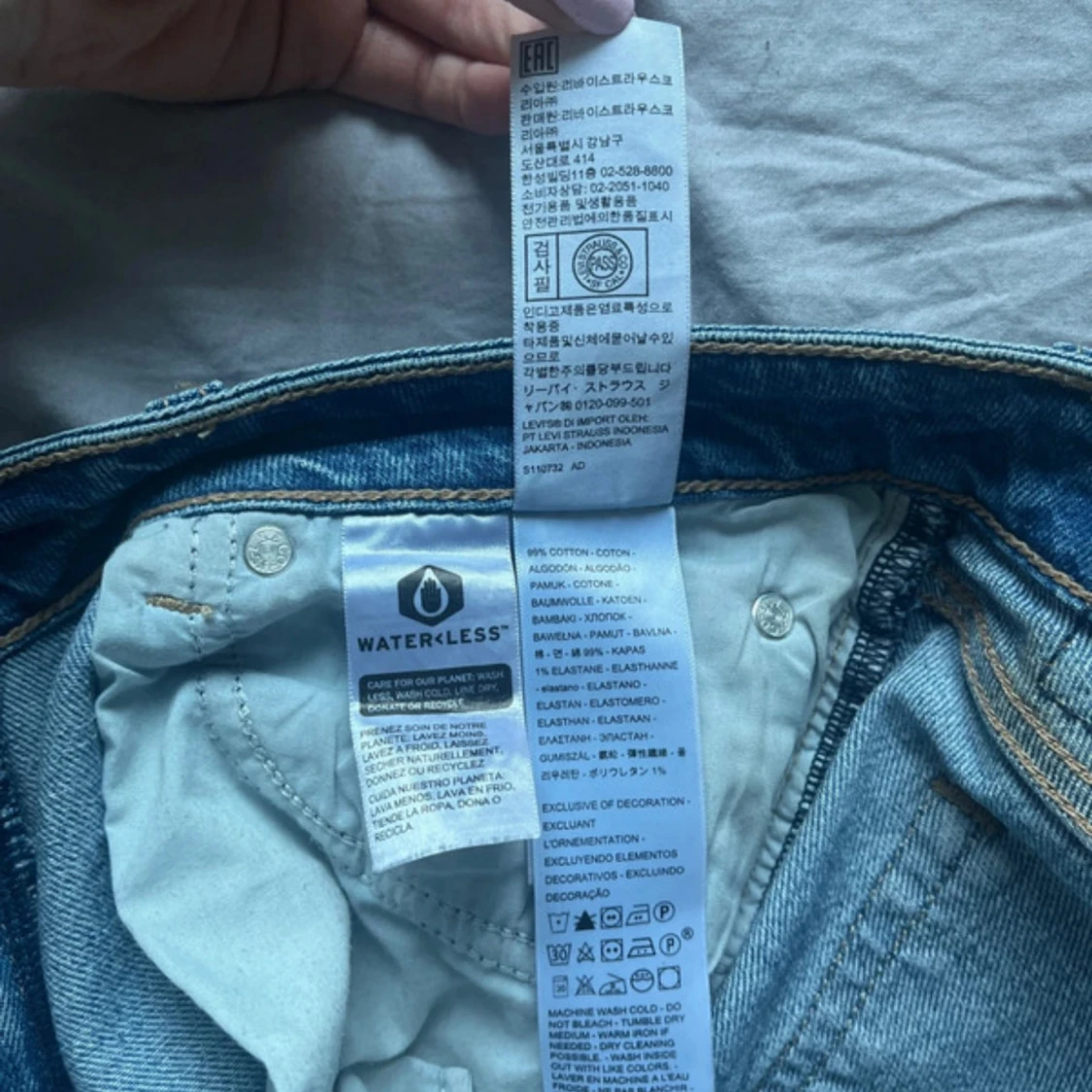 Blå jeans från Levi's - 4