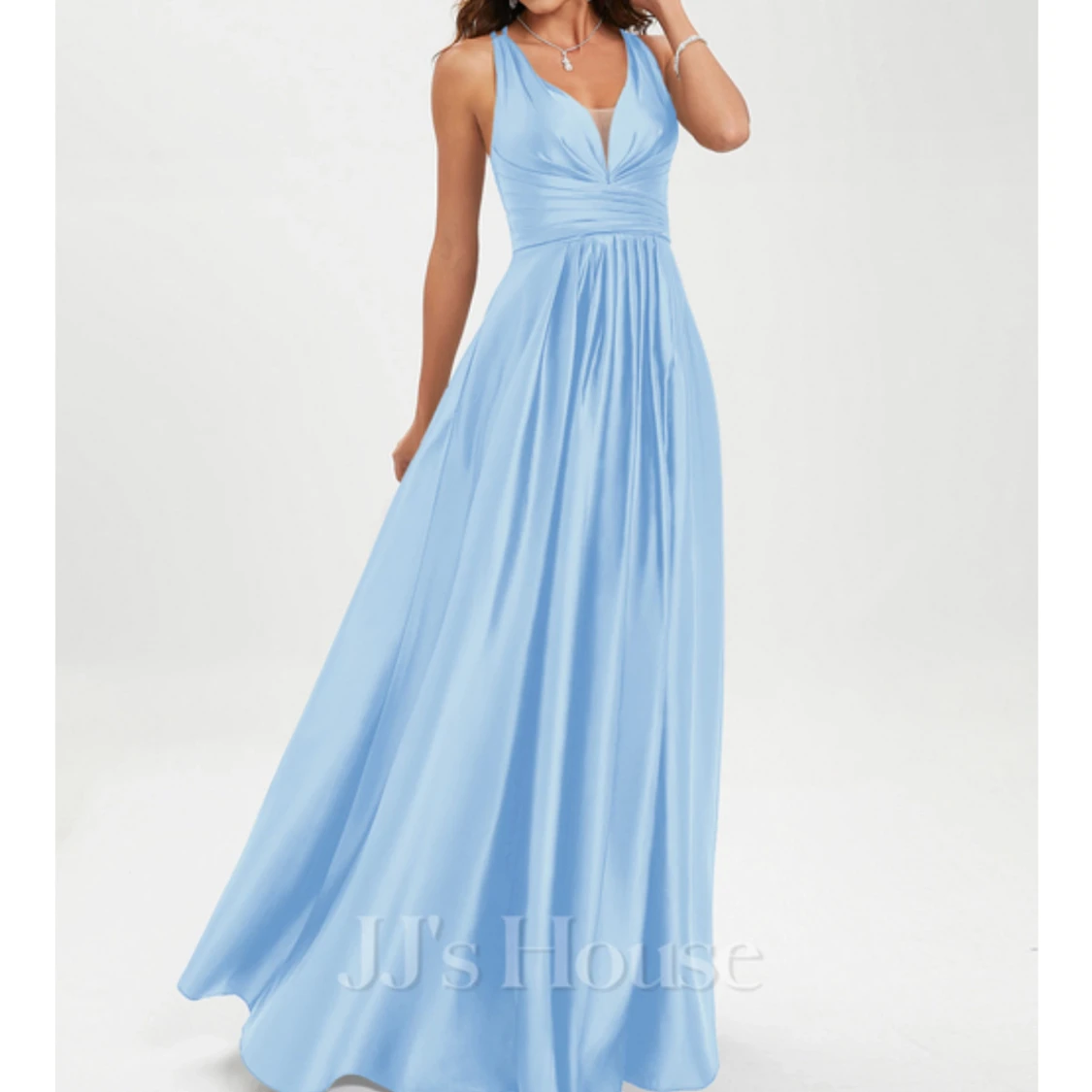 Ljusblå långklänning från JJ's House - 1