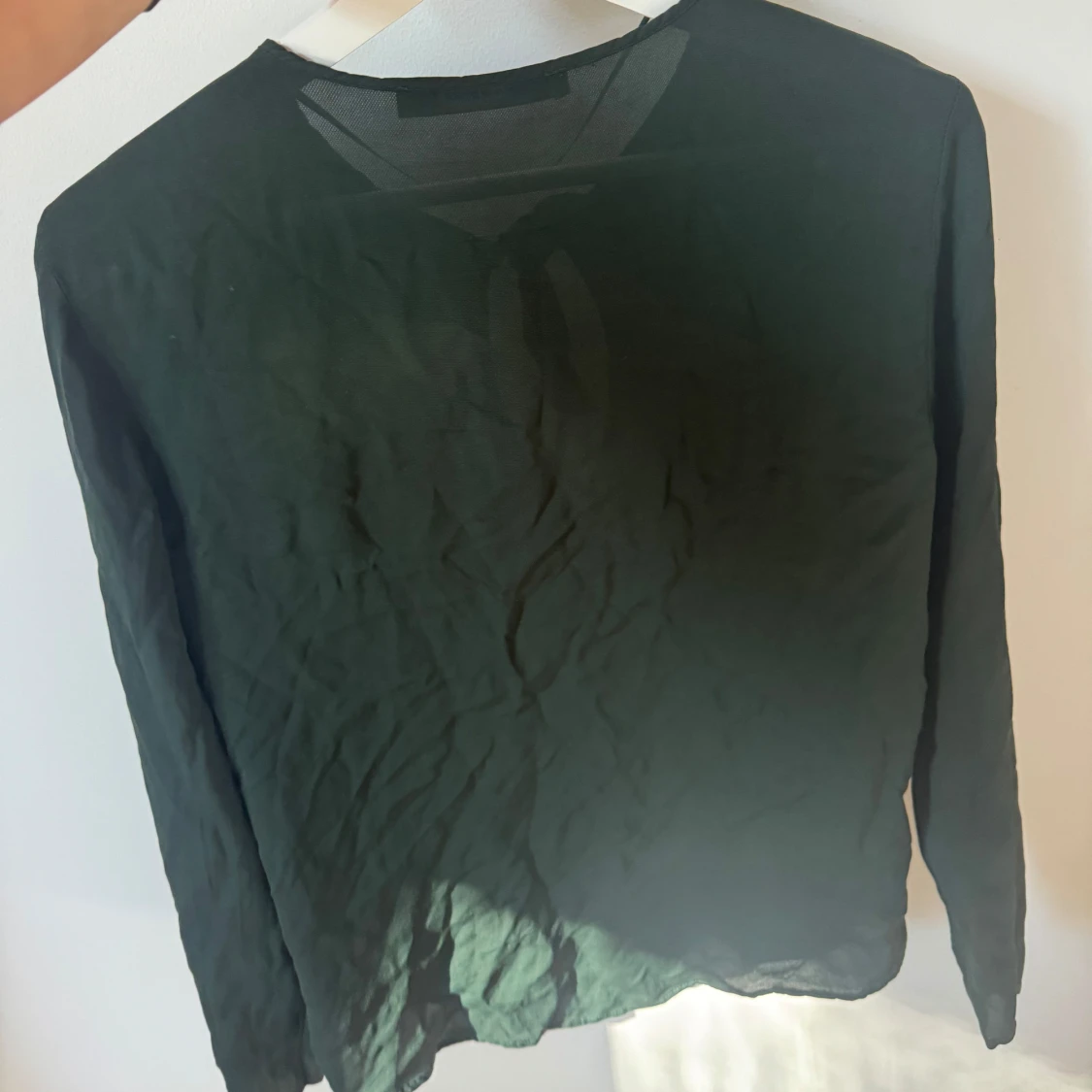 Mörkgrön blus från Zara - 1