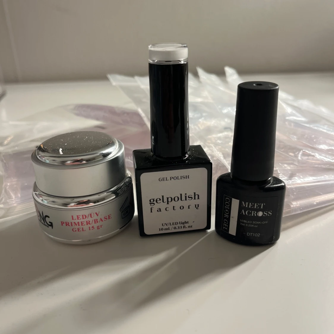 Nagelprodukter för gelmanikyr